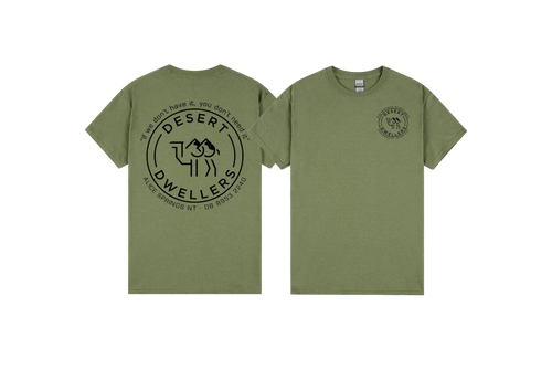 Desert Dwellers OG Style Tee Unisex - Black Print