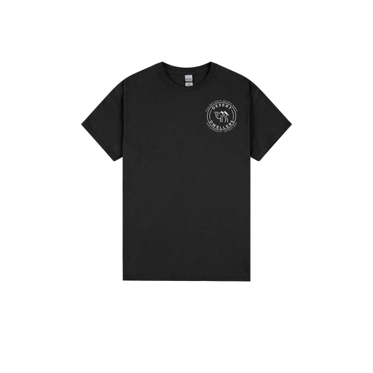 Black front flat lay