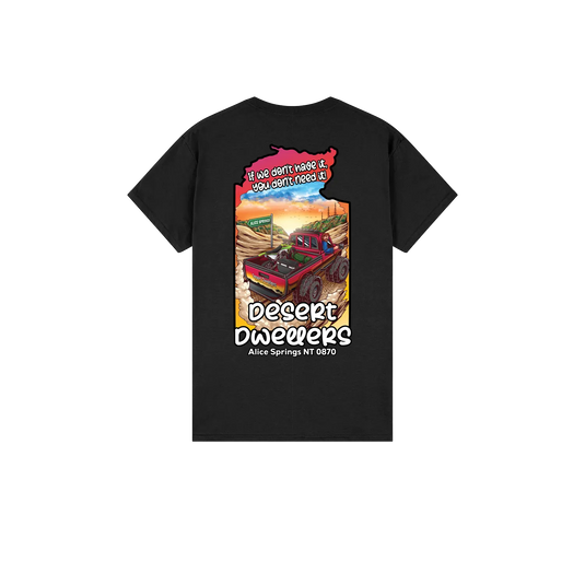 Desert Dwellers Full Print Shirt - Unisex - White Logo