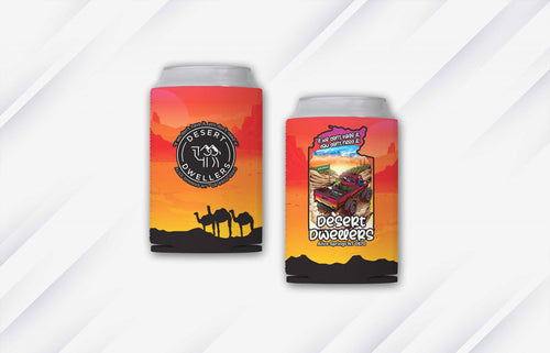 Desert Dwellers Stubby Cooler - Centralian Sunset