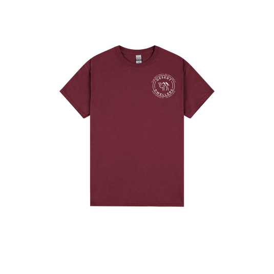 Maroon front flat lay