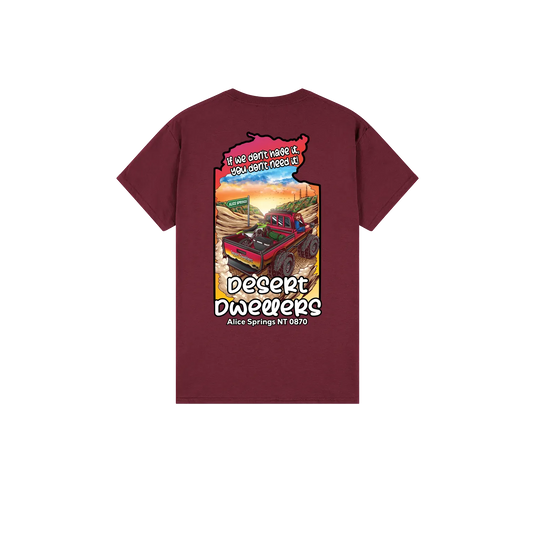 Desert Dwellers Full Print Shirt - Unisex - White Logo