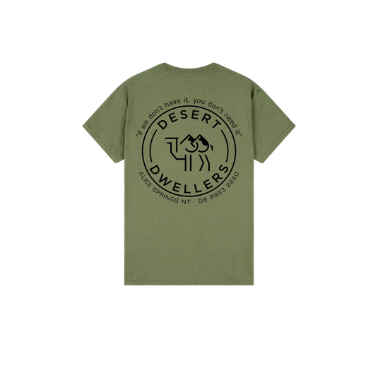 Desert Dwellers OG Style Tee Unisex - Black Print