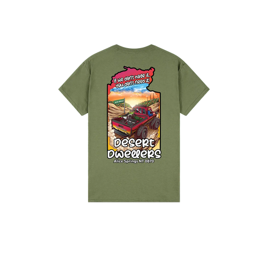Desert Dwellers Full Print Shirt - Unisex - White Logo