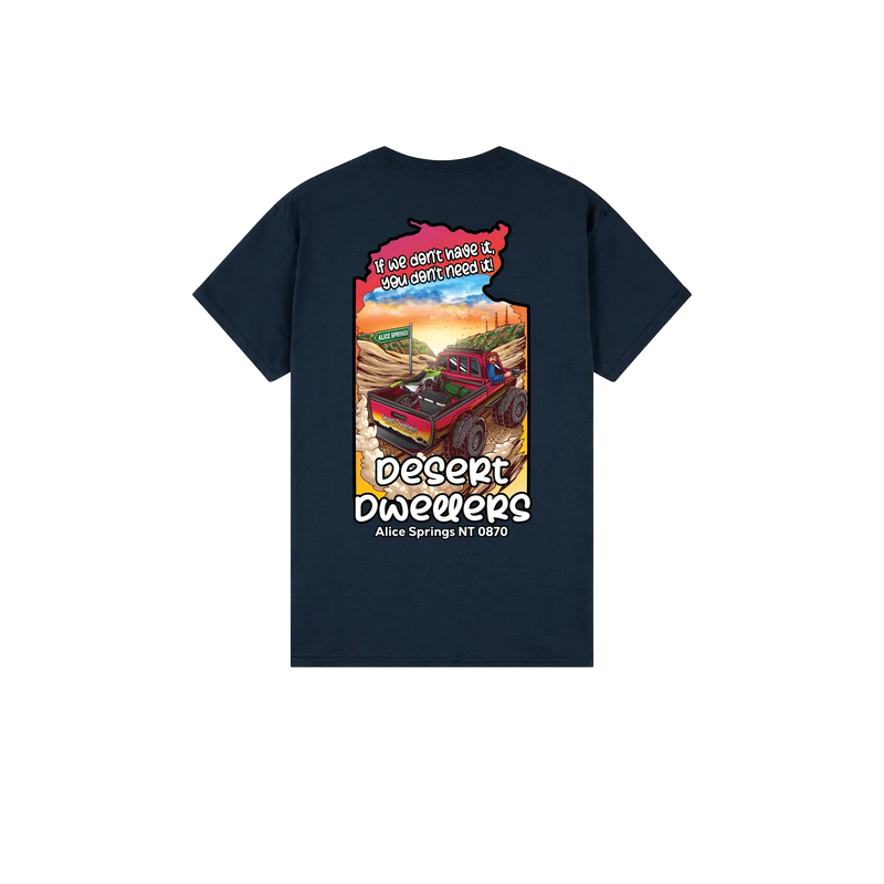 Load image into Gallery viewer, Desert Dwellers Full Print Shirt - Unisex - White Logo
