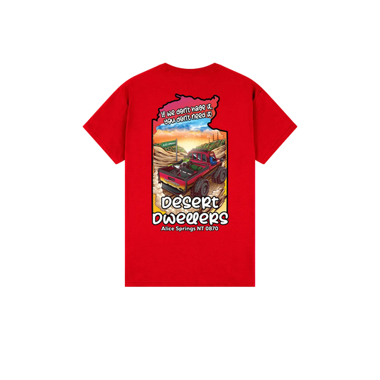Desert Dwellers Full Print Shirt - Unisex - White Logo