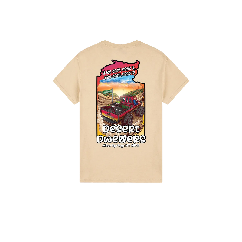 Load image into Gallery viewer, Desert Dwellers Full Print Shirt - Unisex - White Logo
