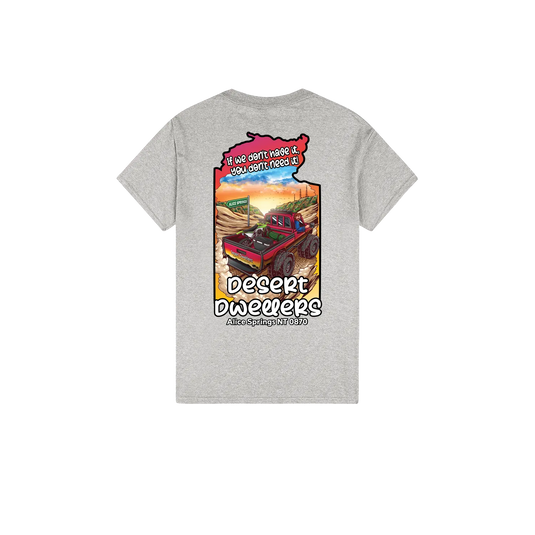 Desert Dwellers Full Print Shirt - Unisex - White Logo