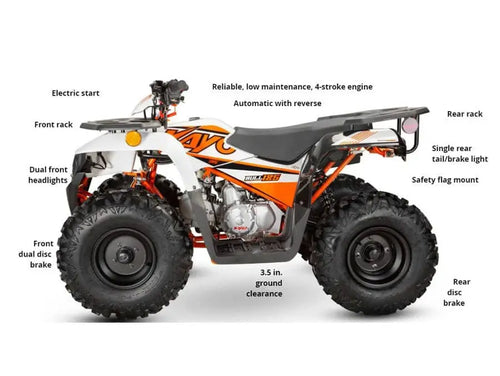 BULL125 Youth Quad